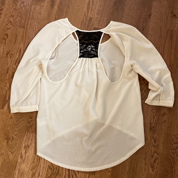 Sheer Button Down by Sparkle & Fade - Picture 3 of 7